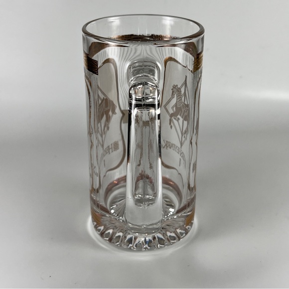 Vtg Hershey Park Carousel Horse Drinking Mug Glassware Barware Astar 22K Gold - Picture 3 of 14